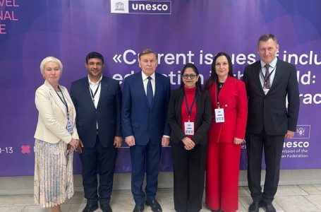 دبیرکل کمیسیون ملی یونسکو در همایش آموزش فراگیر یونسکو در مسکو: گستراندن آموزش فراگیر، تجلی احترام به کرامت انسانی است